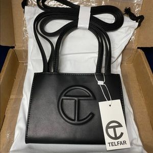 Black Telfar Small Shopping Bag